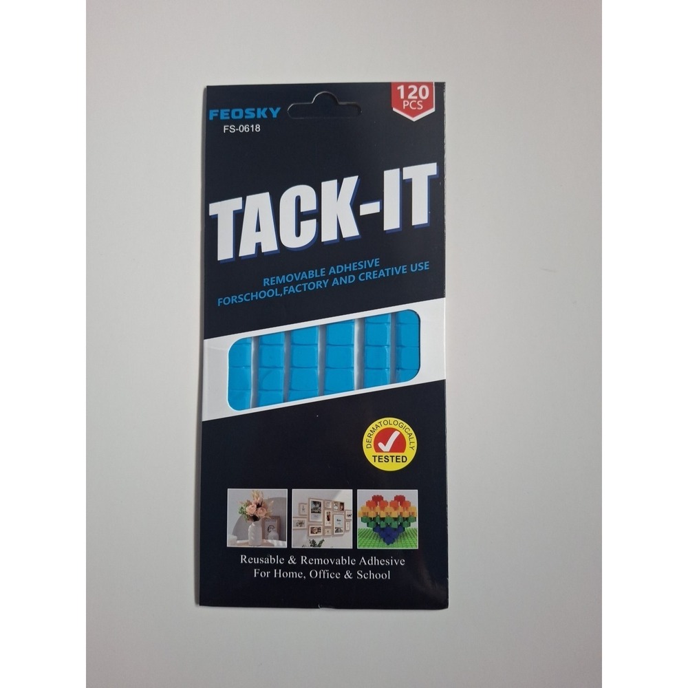 Feosky Adhesive Poster Sticky Tack Putty, Reusable and Removable Adhesive Putty,